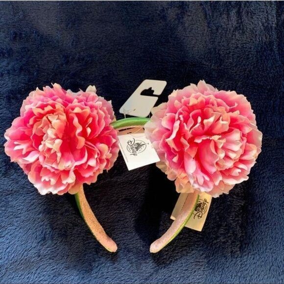 Disney Parks Minnie Mouse Flower Floral Ears Headband - Picture 3 of 3